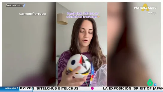Alfonso Arús, sobre los regalos que da la UEFA por ser voluntario en los partidos de la Eurocopa: "No llegan a 15 euros" Alfonso Arús, sobre los regalos que da la UEFA por ser voluntario en los partidos de la Eurocopa: "No llegan a 15 euros"