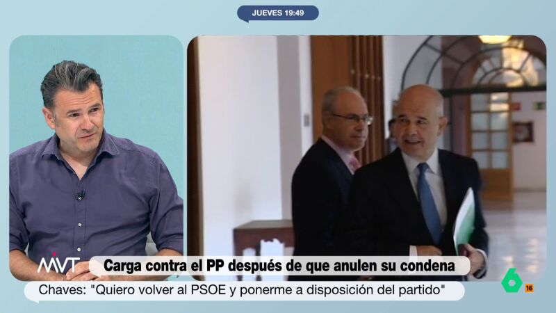 Iñaki López, al oír a Chaves abrir la puerta a volver al PSOE