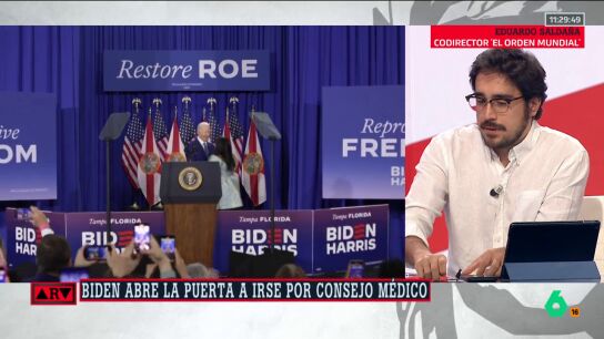 La reflexi&oacute;n de Eduardo Salda&ntilde;a sobre Biden