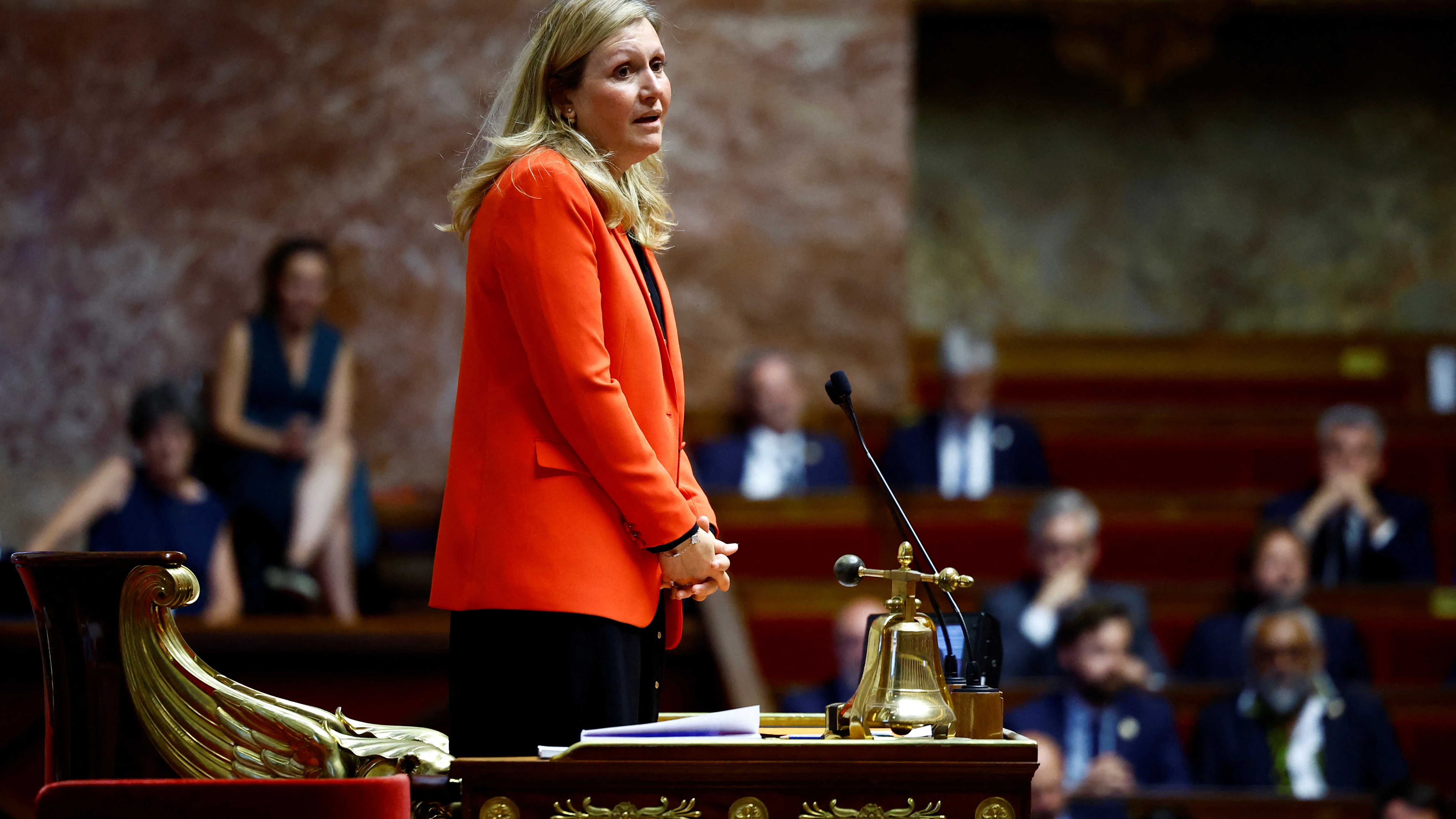 Yael Braun - Pivet , recién elegida presidenta de la Asamblea Nacional.