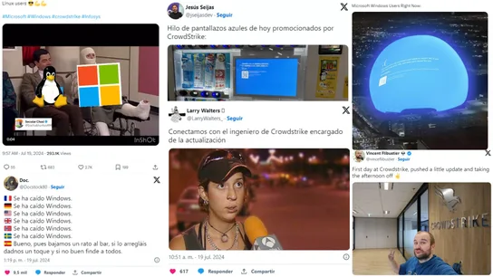 Estos son los mejores memes que nos está dejando Twitter tras la caída Microsoft Estos son los mejores memes que nos está dejando Twitter tras la caída Microsoft