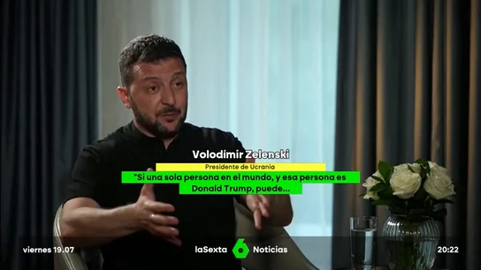 Zelenski explica cómo afectaría a Ucrania una victoria de Trump en EEUU "No quiero decir que su idea sea presionar para pagar, pero si quiere hacerlo durante 24 horas, la manera sencilla es presionarnos para que paguemos", ha afirmado Volodímir Zelenski en una entrevista para la BBC.