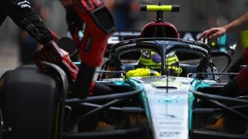Lewis Hamilton, en el Mercedes