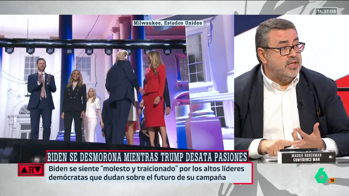 ARV- Pedro Rodríguez, sobre Biden: "No es una cuestión de si lo va a dejar, es de cuándo" ARV- Pedro Rodríguez, sobre Biden: "No es una cuestión de si lo va a dejar, es de cuándo"