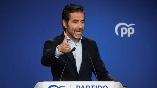 Borja Semper, portavoz del PP, en una foro de archivo Borja Semper, portavoz del PP, en una foro de archivo