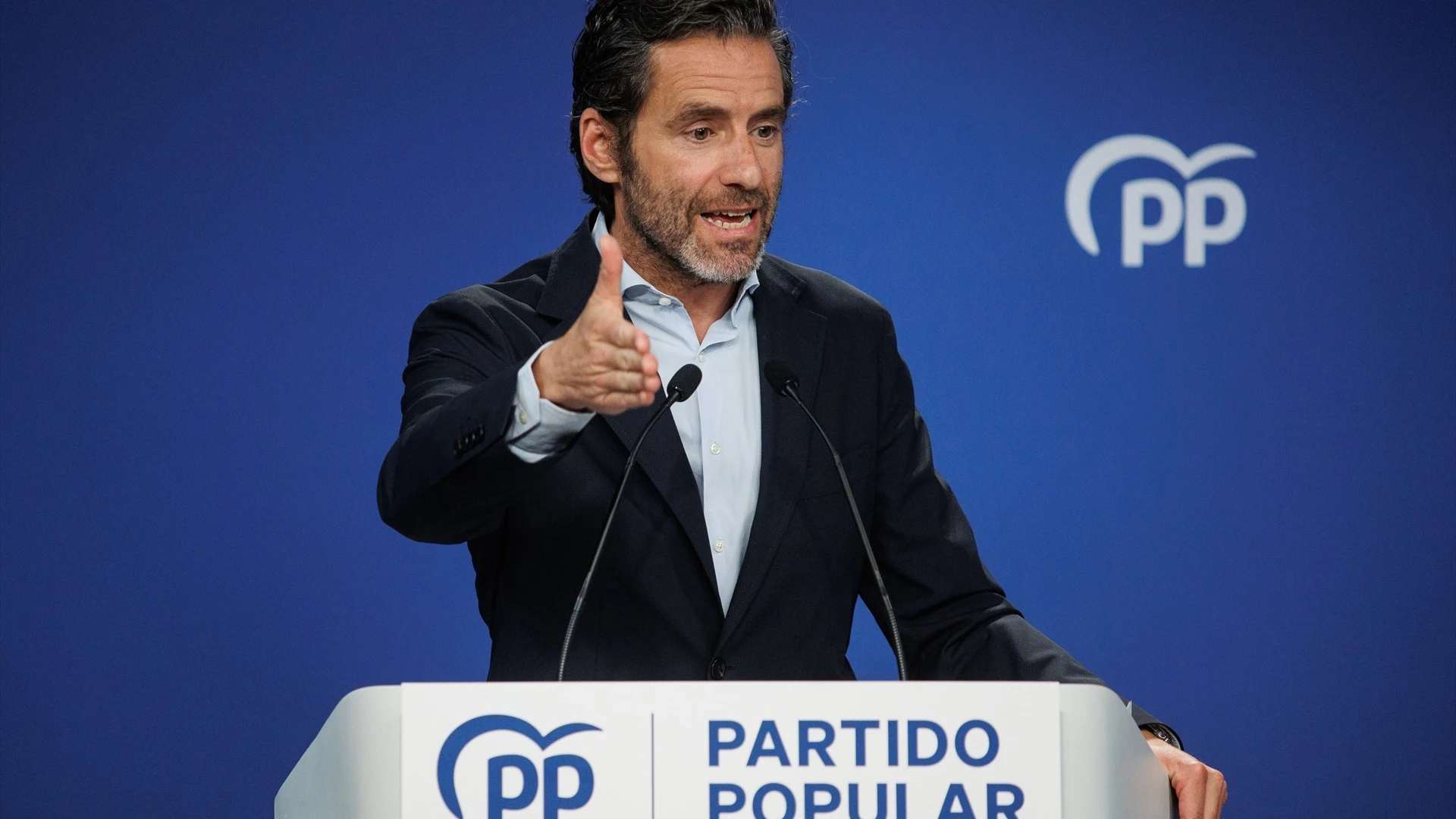 Borja Semper, portavoz del PP, en una foro de archivo