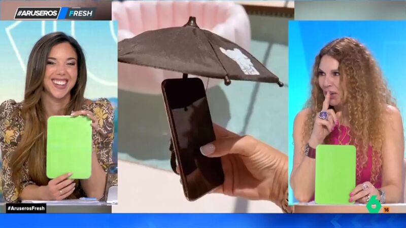 Este es el complemento perfecto para el móvil en verano: una sombrilla para poder ver la pantalla y evitar que se caliente