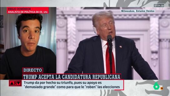 ARV- Dom&eacute;nech analiza las 'dos caras' de Trump: "Cuando le vienen sus instintos empiezan sus mentiras"