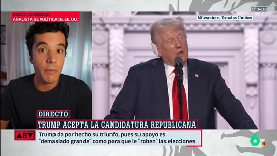 ARV- Doménech analiza las 'dos caras' de Trump: "Cuando le vienen sus instintos empiezan sus mentiras" ARV- Doménech analiza las 'dos caras' de Trump: "Cuando le vienen sus instintos empiezan sus mentiras"
