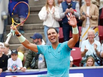 Rafa Nadal, tras ganar un partido