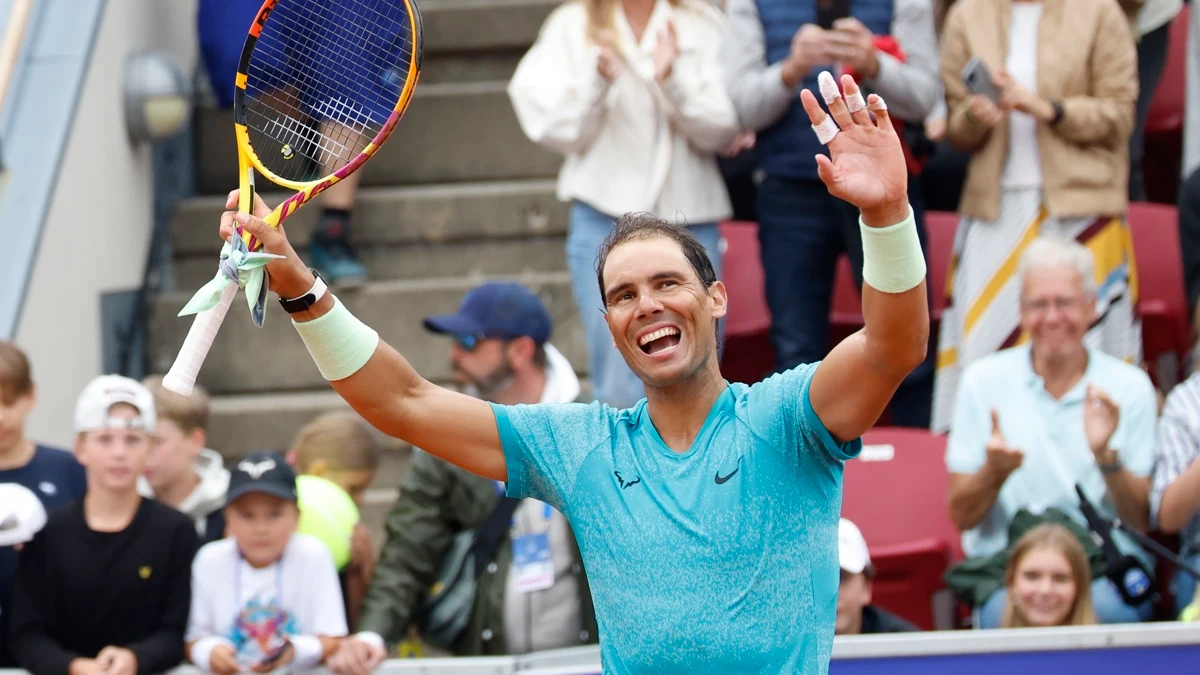 Rafa Nadal, tras ganar un partido