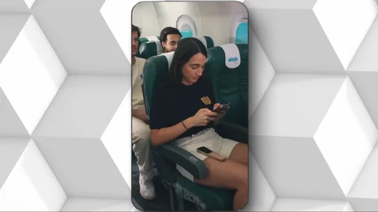 Inventan una aplicación para ligar durante un vuelo Inventan una aplicación para ligar durante un vuelo