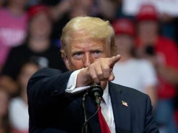 Donald Trump, en un acto electoral