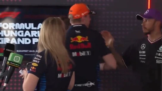Verstappen, con Hamilton Verstappen, con Hamilton
