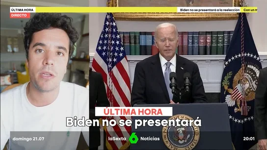 Emilio Doménech analiza la retirada de la candidatura de Biden Emilio Doménech analiza la retirada de la candidatura de Biden