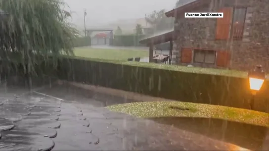 Tormenta en el norte de Cataluña Tormenta en el norte de Cataluña