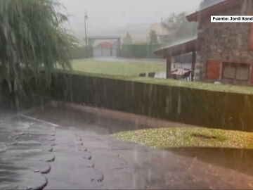 Tormenta en el norte de Cataluña