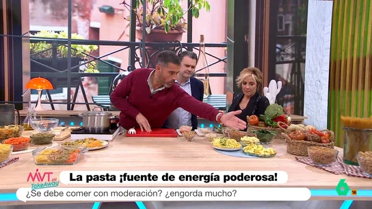 Pablo Ojeda explica en Más Vale Tarde los diferentes tipos de pasta que existen Pablo Ojeda explica en Más Vale Tarde los diferentes tipos de pasta que existen
