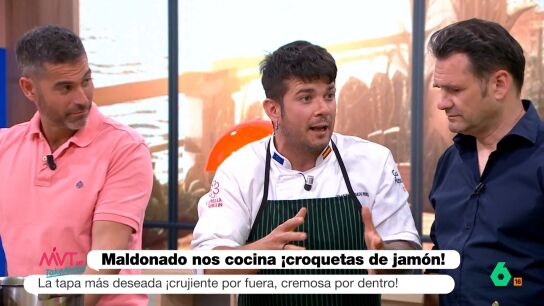 El secreto de Carlos Maldonado para preparar las mejores croquetas de jam&oacute;n ib&eacute;rico