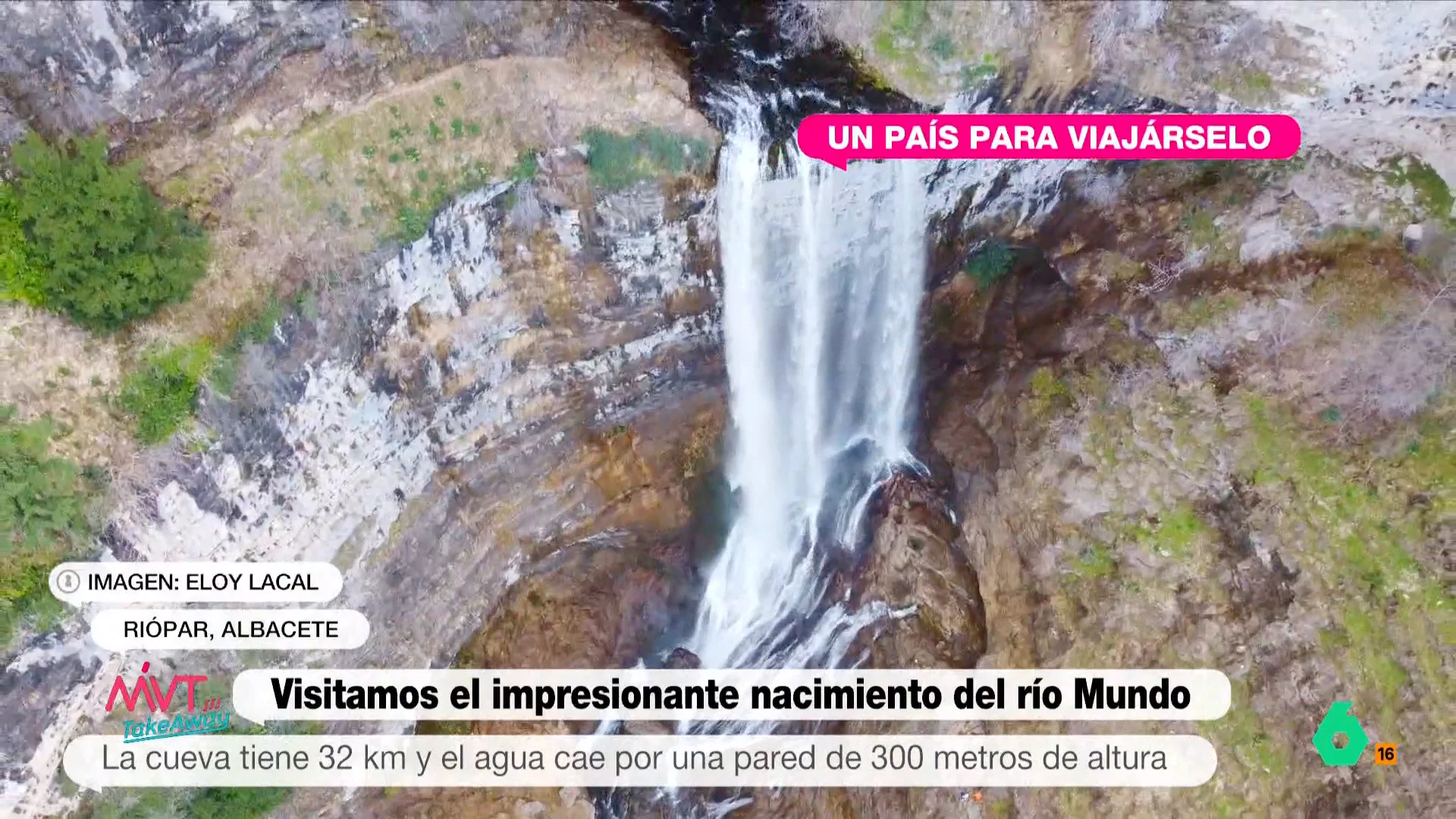 Luis Calero visita el impresionante nacimiento del río Mundo en Riópar, Albacete