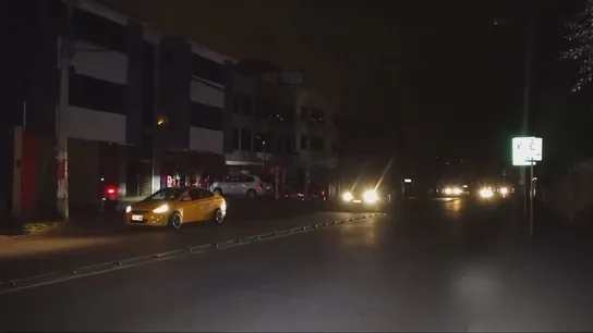Una calle sin luz en Montenegro Una calle sin luz en Montenegro