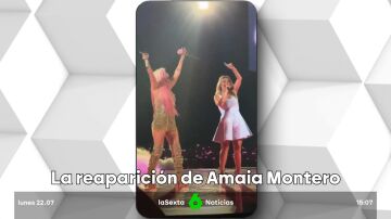 Amaia Montero reaparece dos años después en el segundo concierto de Karol G en el Santiago Bernabéu