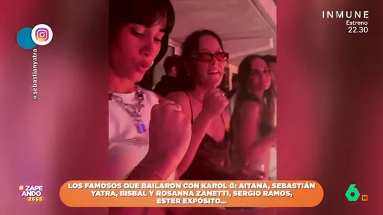 De Belén Esteban a Aitana: estos han sido los famosos que se han dejado ver en los conciertos de Karol G Los fans de la cantante colombiana, además de disfrutar de Karol G, han podido ver a numerosos rostros conocidos en los dos conciertos que ya se han celebrado en el Santiago Bernabéu.
