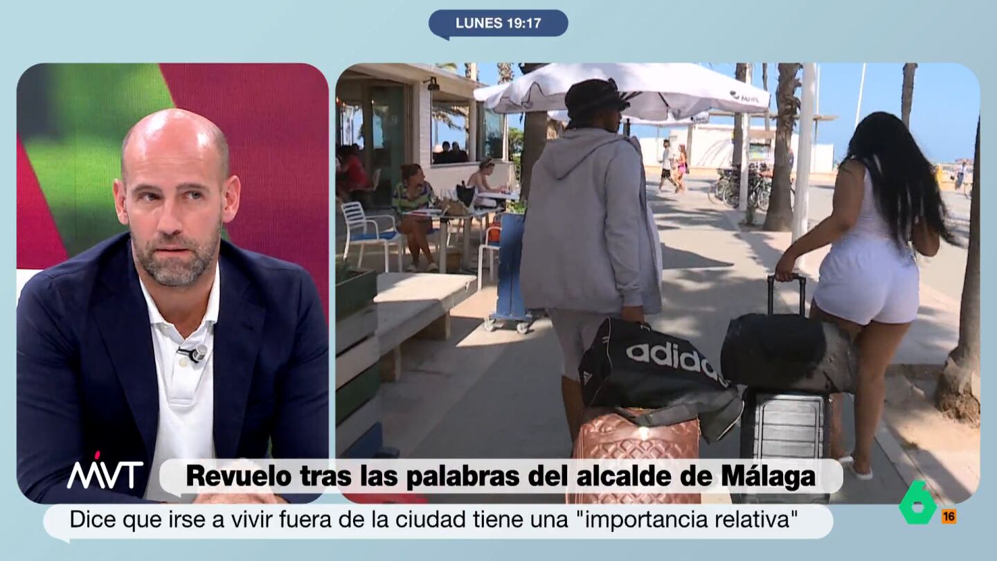 "Est&aacute; bien que haya dado la cara y prefiera que se genere negocio y suba el precio de la vivienda en la ciudad por encima de la gente que quiera vivir ah&iacute; y no se lo pueda permitir", ironiza Gonzalo Mir&oacute; sobre las declaraciones del alcalde de M&aacute;laga.