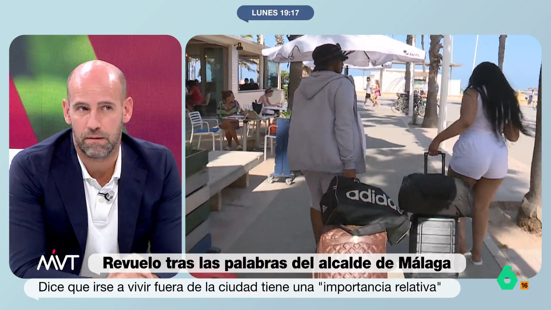 "Está bien que haya dado la cara y prefiera que se genere negocio y suba el precio de la vivienda en la ciudad por encima de la gente que quiera vivir ahí y no se lo pueda permitir", ironiza Gonzalo Miró sobre las declaraciones del alcalde de Málaga.