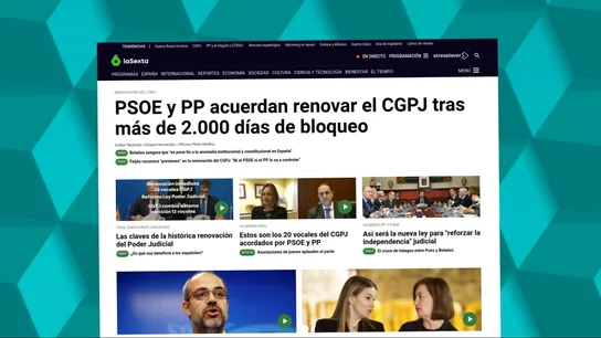 Portada de laSexta.com Portada de laSexta.com