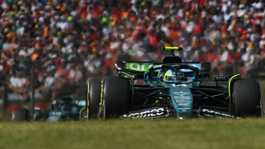 Fernando Alonso, en Hungría Fernando Alonso, en Hungría