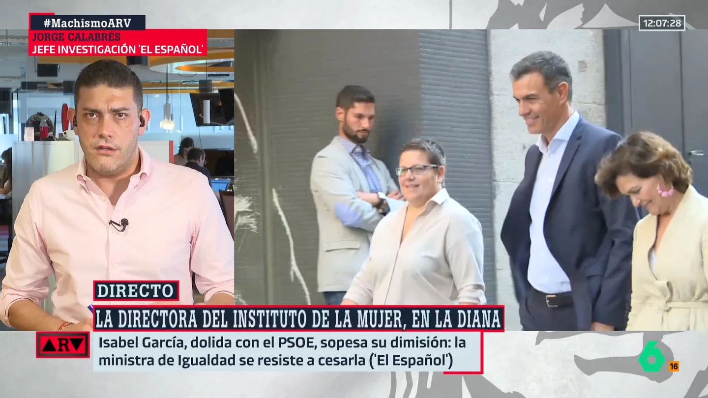ARV-Calabrés desvela la opinión que despierta Isabel García (Instituto de Mujeres) entre sus compañeros: "Polémica y con un carácter hooligan" ARV-Calabrés desvela la opinión que despierta Isabel García (Instituto de Mujeres) entre sus compañeros: "Polémica y con un carácter hooligan"