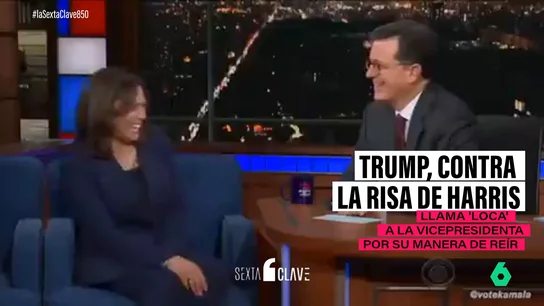 El indignante último movimiento de Trump: calificar la risa de Kamala Harris como "de loca" para desacreditarla El indignante último movimiento de Trump: calificar la risa de Kamala Harris como "de loca" para desacreditarla