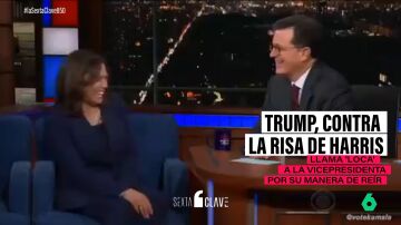 El indignante último movimiento de Trump: calificar la risa de Kamala Harris como "de loca" para desacreditarla