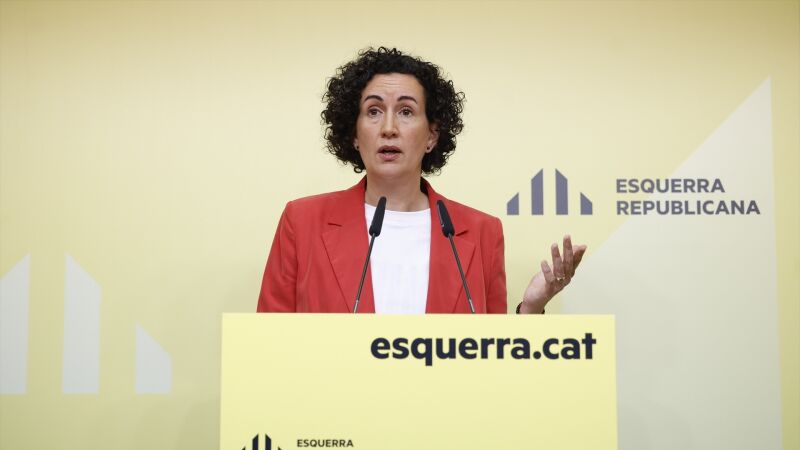 La Secretaria General de ERC en funciones, Marta Rovira