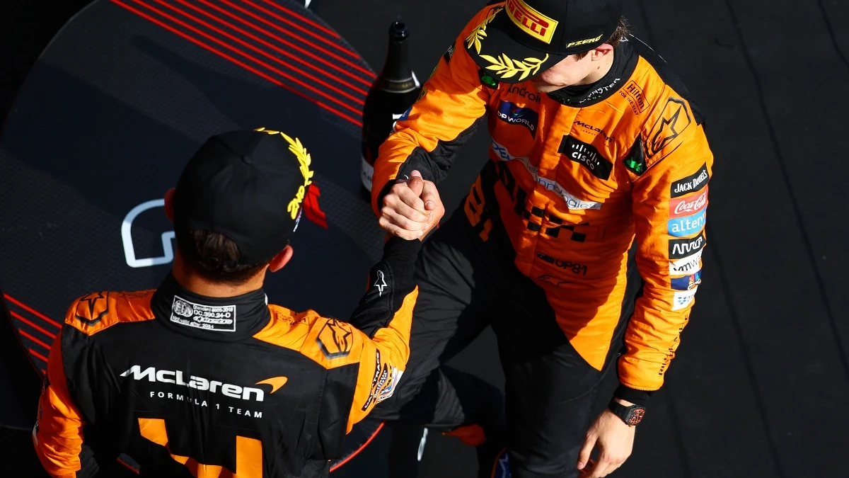 Piastri y Norris se dan la mano
