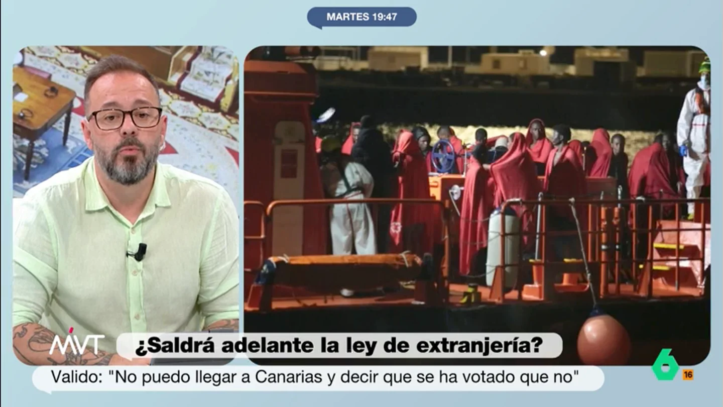 Antonio Maestre, a PP, Vox y Junts por la ley de Extranjería: "Están jugando al oportunismo político con la vida de menores" "Es bastante triste que el oportunismo y el plazo corto de la política estén jugando con la vida de niños", reflexiona Antonio Maestre en este vídeo de Más Vale Tarde el día que PP, Vox y Junts han tumbado la reforma de la ley de Extranjería.