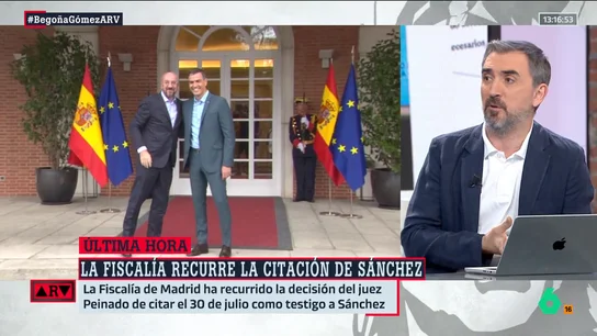 ARV-Escolar analiza la actuación del juez Peinado sobre el caso Begoña Gómez: "Es todo muy anómalo" ARV-Escolar analiza la actuación del juez Peinado sobre el caso Begoña Gómez: "Es todo muy anómalo"