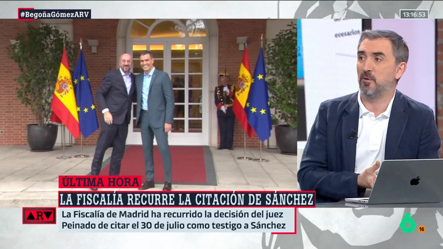 ARV-Escolar analiza la actuación del juez Peinado sobre el caso Begoña Gómez: "Es todo muy anómalo" ARV-Escolar analiza la actuación del juez Peinado sobre el caso Begoña Gómez: "Es todo muy anómalo"