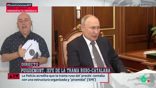ARV-Jesús G. Albalat desvela los detalles del informe policial sobre la trama ruso-catalana: "En la cúspide sitúa a Puigdemont" ARV-Jesús G. Albalat desvela los detalles del informe policial sobre la trama ruso-catalana: "En la cúspide sitúa a Puigdemont"