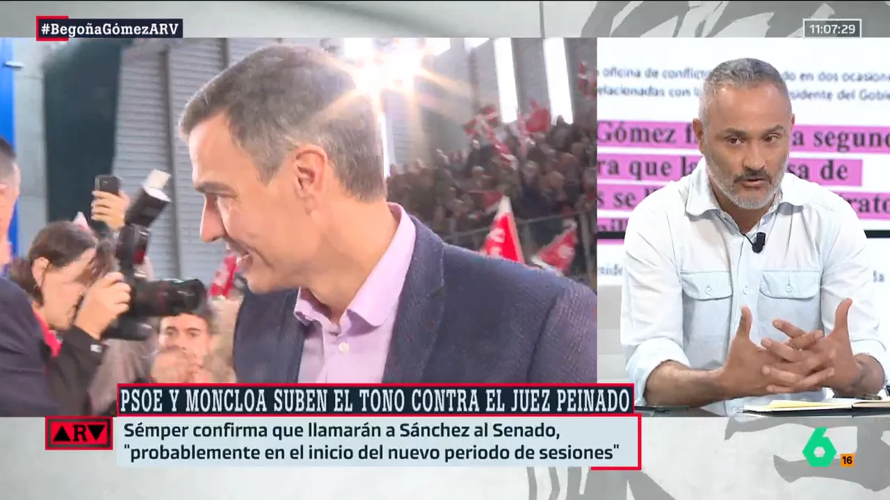 ARV- Martínez-Vares, sobre la investigación a Begoña Gómez: "Este país necesita explicaciones, no ataques a los jueces"