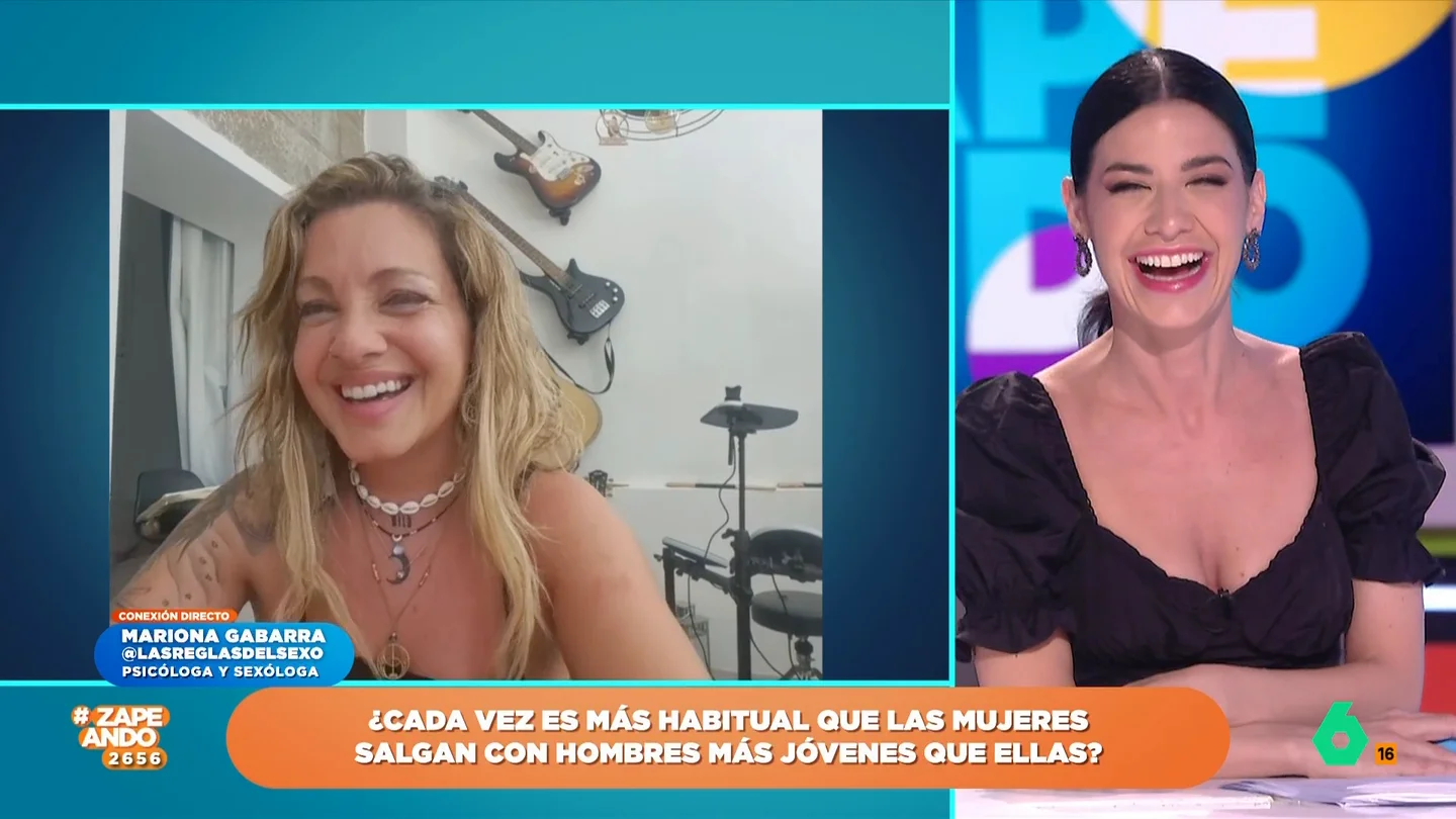 Una psicóloga explica por qué cada vez es más habitual que las mujeres salgan con hombres más jóvenes Mariona Gabarra indica qué esta tendencia es cada vez más habitual debido a un tema generacional. Además indica que muchas mujeres jóvenes "tienen una guerra librada para avanzar frente al machismo pero han convertido a los hombres en sus enemigos".