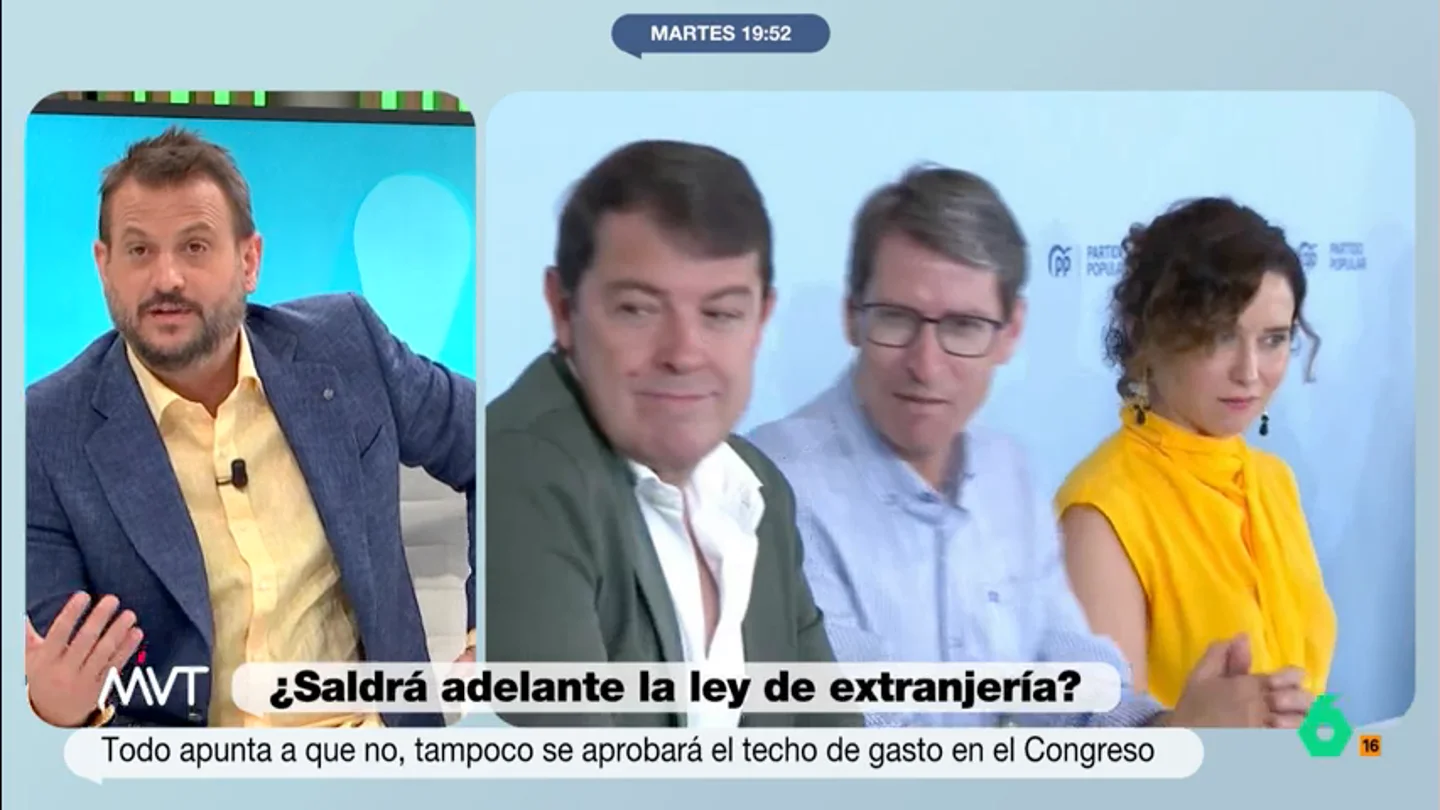 Juan Fernández-Miranda: "La mayoría de los menas están en comunidades del PP y atendidos como Dios manda" "Si el Gobierno quiere pactar la reforma de la ley de Extranjería con los partidos, tendrá que negociar con ellos", defiende el periodista, que en este vídeo de Más Vale Tarde analiza el 'no' del Partido Popular a la reforma de la ley de Extranjería.