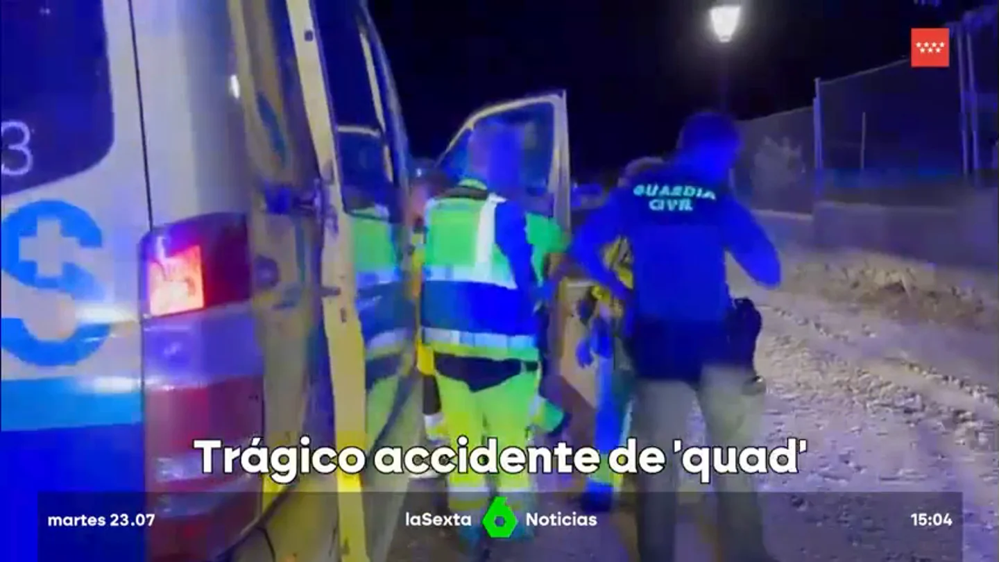 Muere una niña de 12 años al volcar un quad en el que iba con otra menor en Madrid Muere una niña de 12 años al volcar un quad en el que iba con otra menor en Madrid