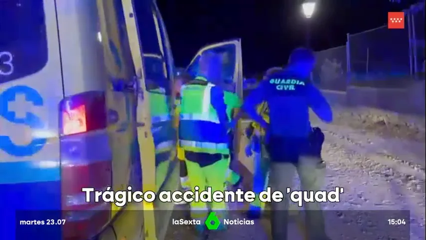 Muere una niña de 12 años al volcar un quad en el que iba con otra menor en Madrid