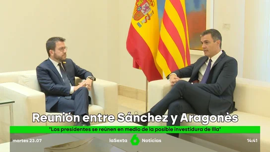 Sánchez se reunirá con Aragonès en un momento clave para las negociaciones de la investidura de Illa Sánchez se reunirá con Aragonès en un momento clave para las negociaciones de la investidura de Illa
