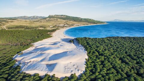 Playa Bolonia, en Cádiz