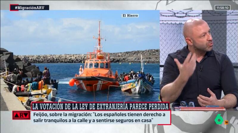 ARV- La reflexión de Rafa López sobre la migración: "La política no puede estar por encima del factor humano"
