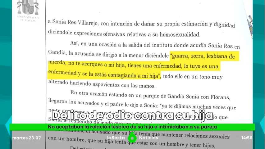 juicio padres homófobos