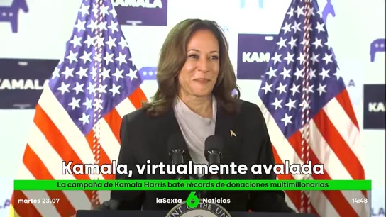 Kamala Harris logra el apoyo de suficientes delegados para asegurar su nominación como candidata demócrata Kamala Harris logra el apoyo de suficientes delegados para asegurar su nominación como candidata demócrata